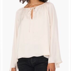 NWT White Wide Neck Blouse